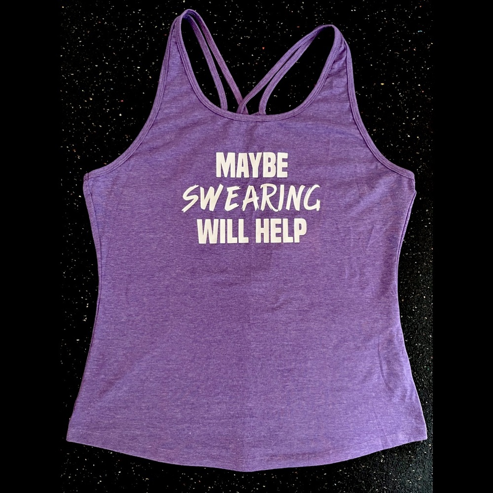 CVG discontinued open back tank top